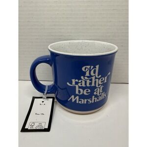 New I'd Rather Be At Marshall's Blue Double Sided Mug Blue